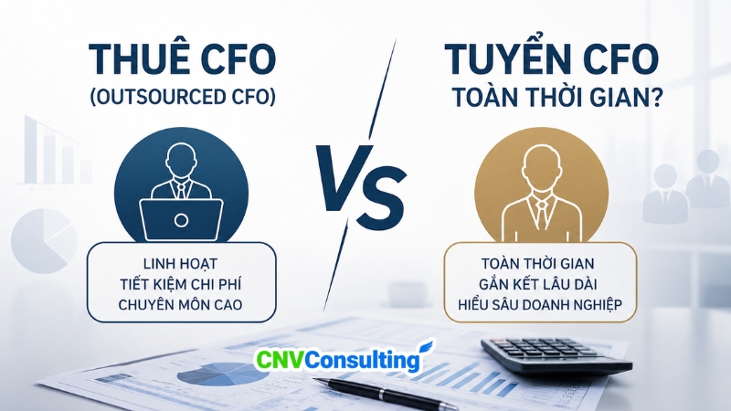 Thuê CFO hay tuyển CFO toàn thời gian