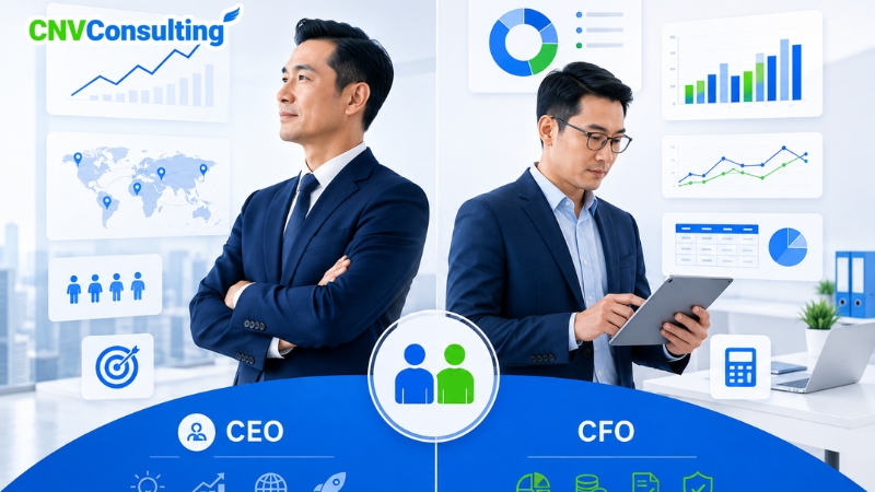 CEO và CFO Khác Nhau Như Thế Nào?
