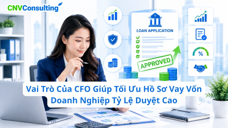 Vai Trò Của CFO Giúp Tối Ưu Hồ Sơ Vay Vốn Doanh Nghiệp Tỷ Lệ Duyệt Cao