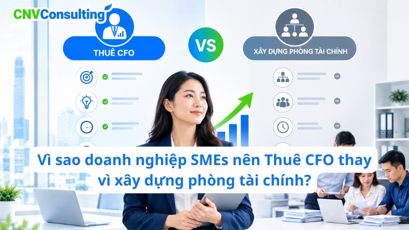 Vì sao doanh nghiệp SMEs nên Thuê CFO thay vì xây dựng phòng tài chính