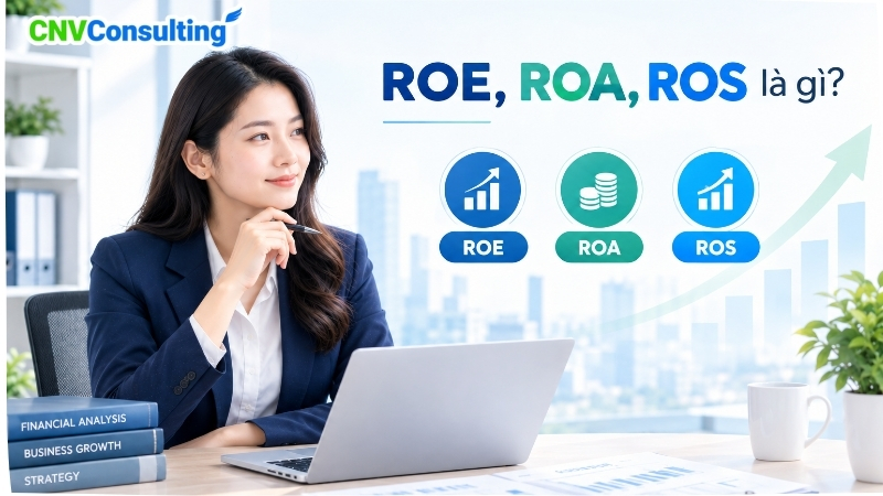 ROE, ROA, ROS là gì? Giải mã các chỉ số tài chính quan trọng trong doanh nghiệp